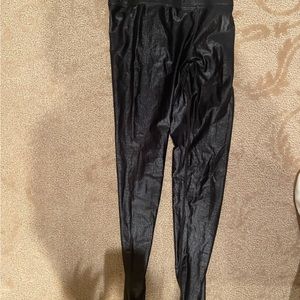 snake print athletic leggings